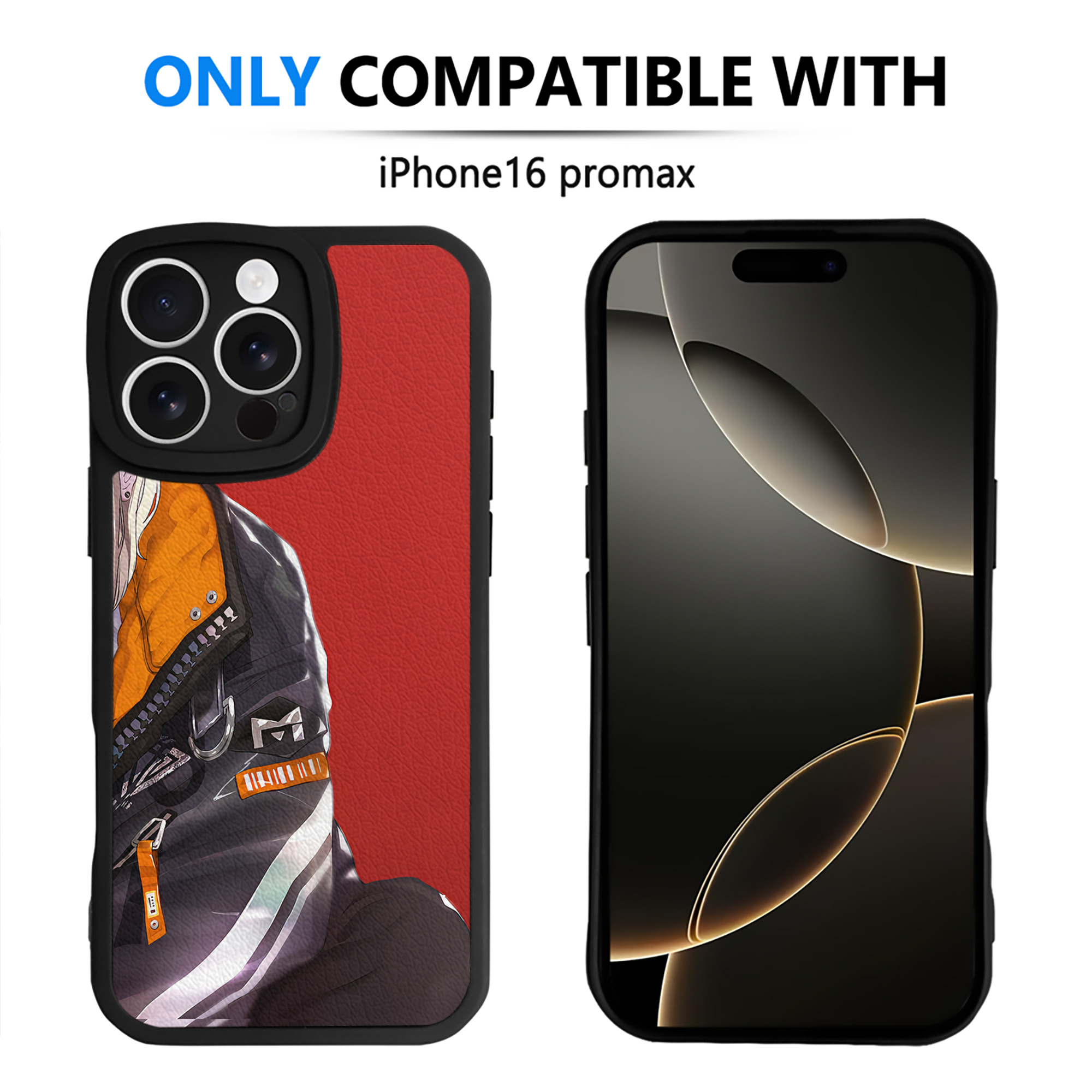 （画像用） ハイキュー!! Haikyu!! 【iPhone 16シリーズ対応】シリコンスマホケース（レザー調） 材質：シリコン